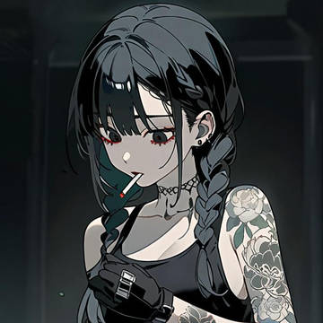 黒髪の女