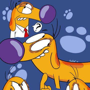 what the dog doin'?