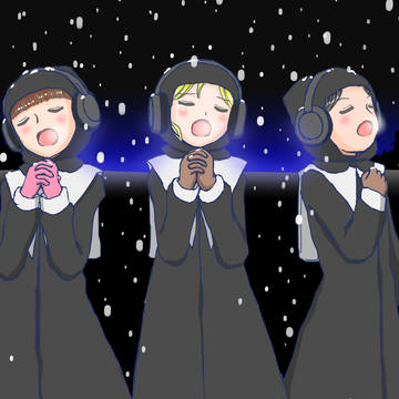 合唱少女
