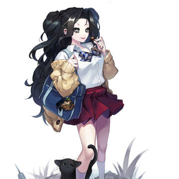 猫と女子高生
