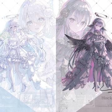 白黒薔薇天使