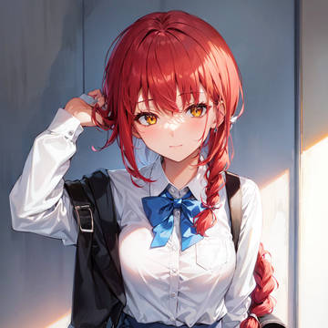 赤毛の女子高生