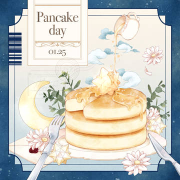午前3時、星蜜時のホットケーキ