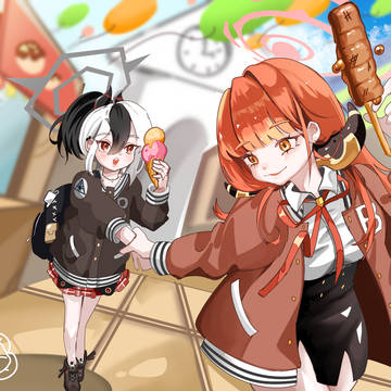카요코와 아루와 대학축제를 즐겨보자구~!.