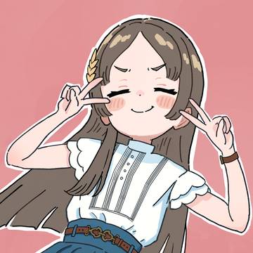 ドヤ顔ダブルピース千奈ちゃん