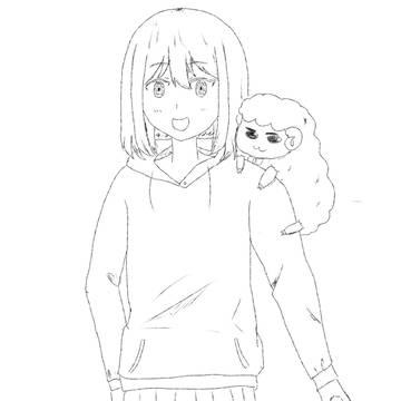 アテネちゃんとめんめ