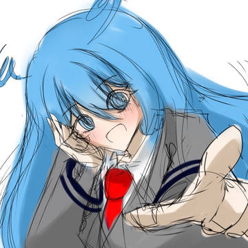 波動ねじれちゃんをミリしらで描いてみた