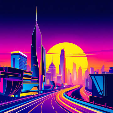 Neon Dreams: Urban Nights