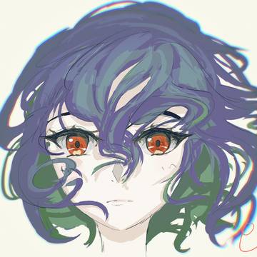 落書きの女の子