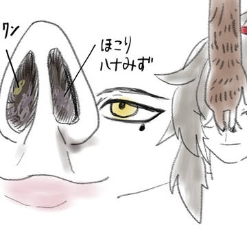 モブ景の鼻フック