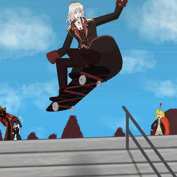 Dadquixote skating