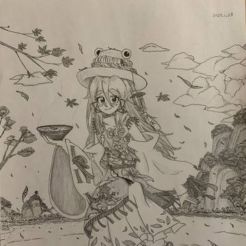 秋天的諏訪子