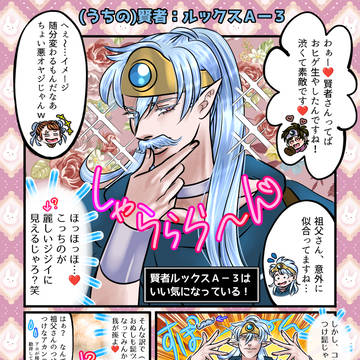 (うちの)おヒゲ賢者ルックスA