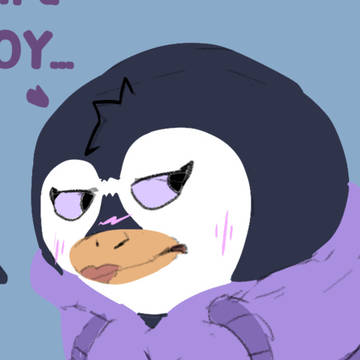 Penguin Adni Tuna doodles