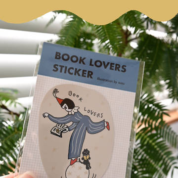 【BOOK LOVERS STICKER】ステッカー作ったよ！