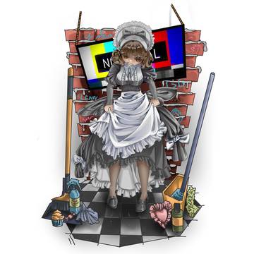oc sona x maid dress as a joke