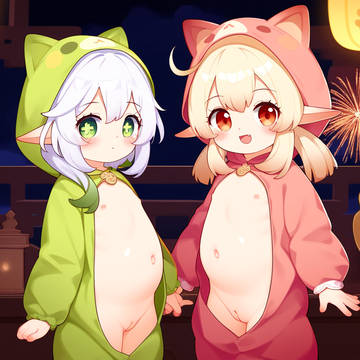 可莉要和纳西妲一起过新年