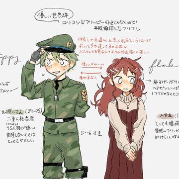 軍人と臆病少女