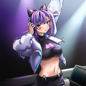 Melodie but with China skin🐱💜