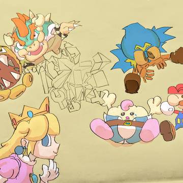 マリオRPGラクガキ