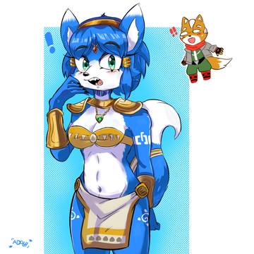 Krystal from Star Fox Adventures
