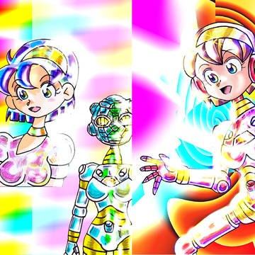 イラスト:水星開発用ネオサイボーグSPD13号あれこれ&練習画