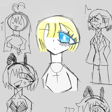 落書きシスターとバニー姿です🐰