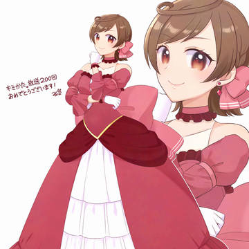 川島アナ(悪役令嬢ver.)全身図