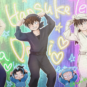ポケアニのエンディングが可愛くてつい土井で描いた。