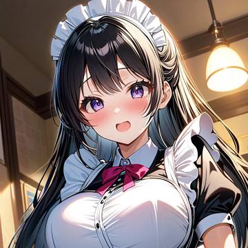 スカートたくし上げメイド