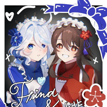 メイドフータオ×フリーナのチェキ