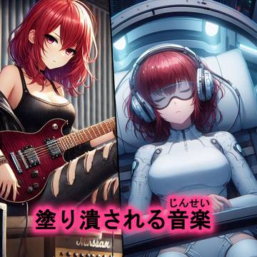 塗り潰される音楽（じんせい）