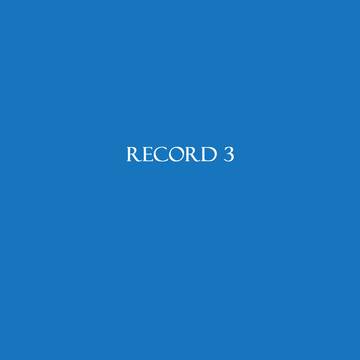 【サンプル】RECORD 3（WEB再録本）