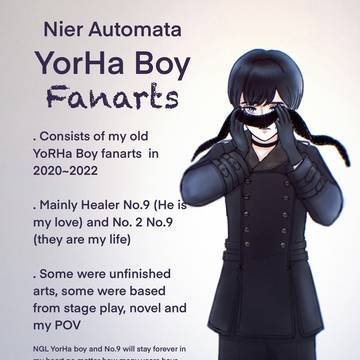 少年ヨルハ❶ YorHa boy fan arts