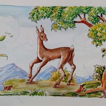 My first watercolors
