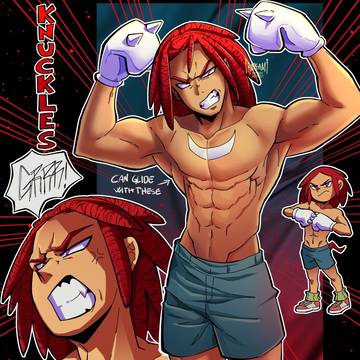 knuckles in human version 🛐