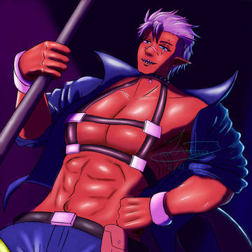 Shark guy oc done
