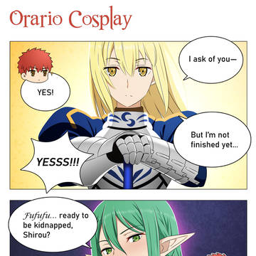 danmachi x fate manga