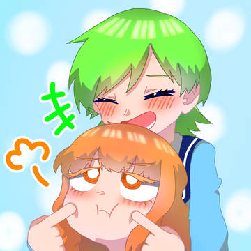 「リンリンのほっぺたは柔らかいな〜」