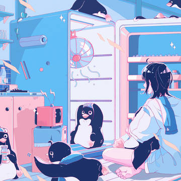 「お風呂あがり」なイラスト