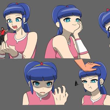 Sofia and her different moods
