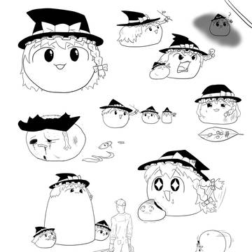 ゆ虐落書き まりさづくし