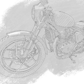 ロイヤルエンフィールド　ショットガン650　トレース