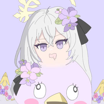 ペロロに精気を吸われるアズサ