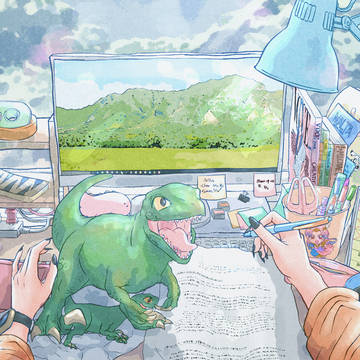 仕事中に