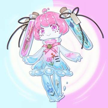 ハーバリウムスライム娘