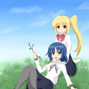 リョウと草と虹夏