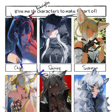 arknigts six fanarts