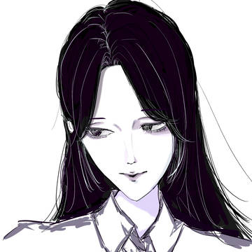 落書き　女の子