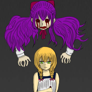 魔女に立ち向かう少女